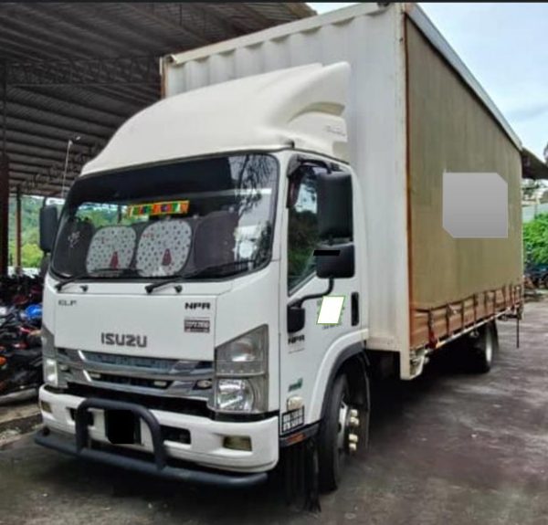 One Unit Isuzu 81UKH-3E UBS Cargo Truck c/w Curtain Sider (2018)